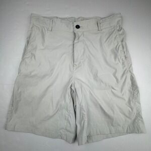 The North Face Mens Hiking Shorts 32 Gray‎ Nylon Stretch Outdoor Trail Casual